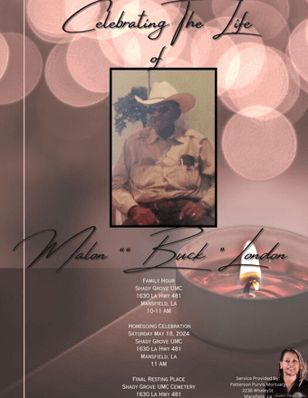 Malon “Buck” London Obituary